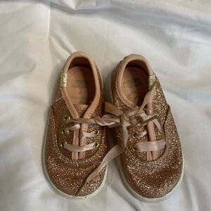 KATE SPADE Glitter Pink Girls Keds 4M